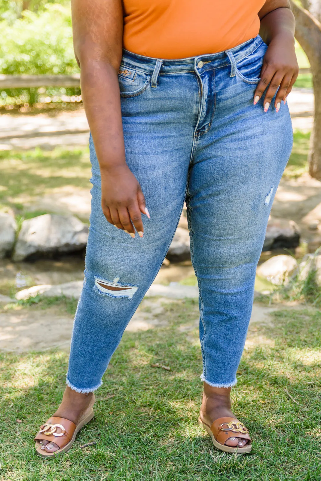Howdy Embroidery Boyfriend Jeans by Judy Blue