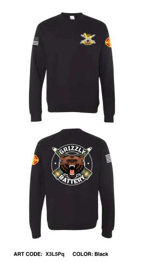 HSB BTRY, 2nd BN, 2nd FA Comfort Unisex Crewneck Sweatshirt - X3L5Pq