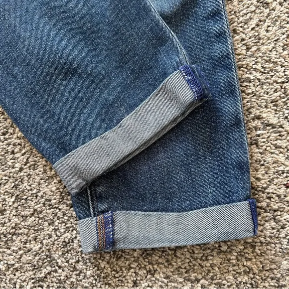 Hudson // Natalie Mid Rise Slim Boyfriend Crop Jeans, size 26