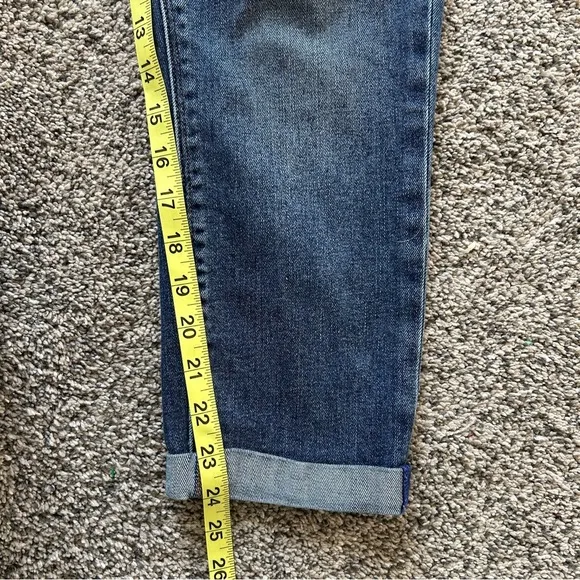 Hudson // Natalie Mid Rise Slim Boyfriend Crop Jeans, size 26
