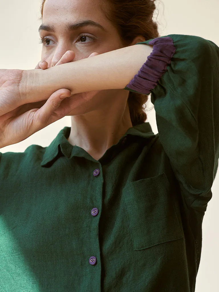 In The Moment Green Dress