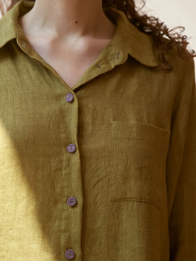 In The Moment Mustard Dress