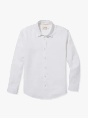 Island Linen Shirt | White