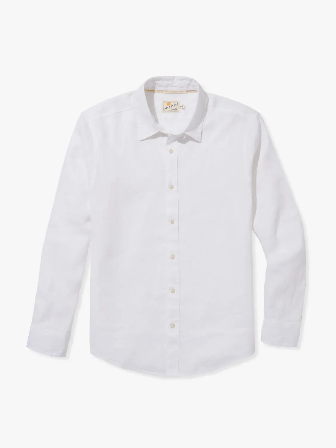 Island Linen Shirt | White