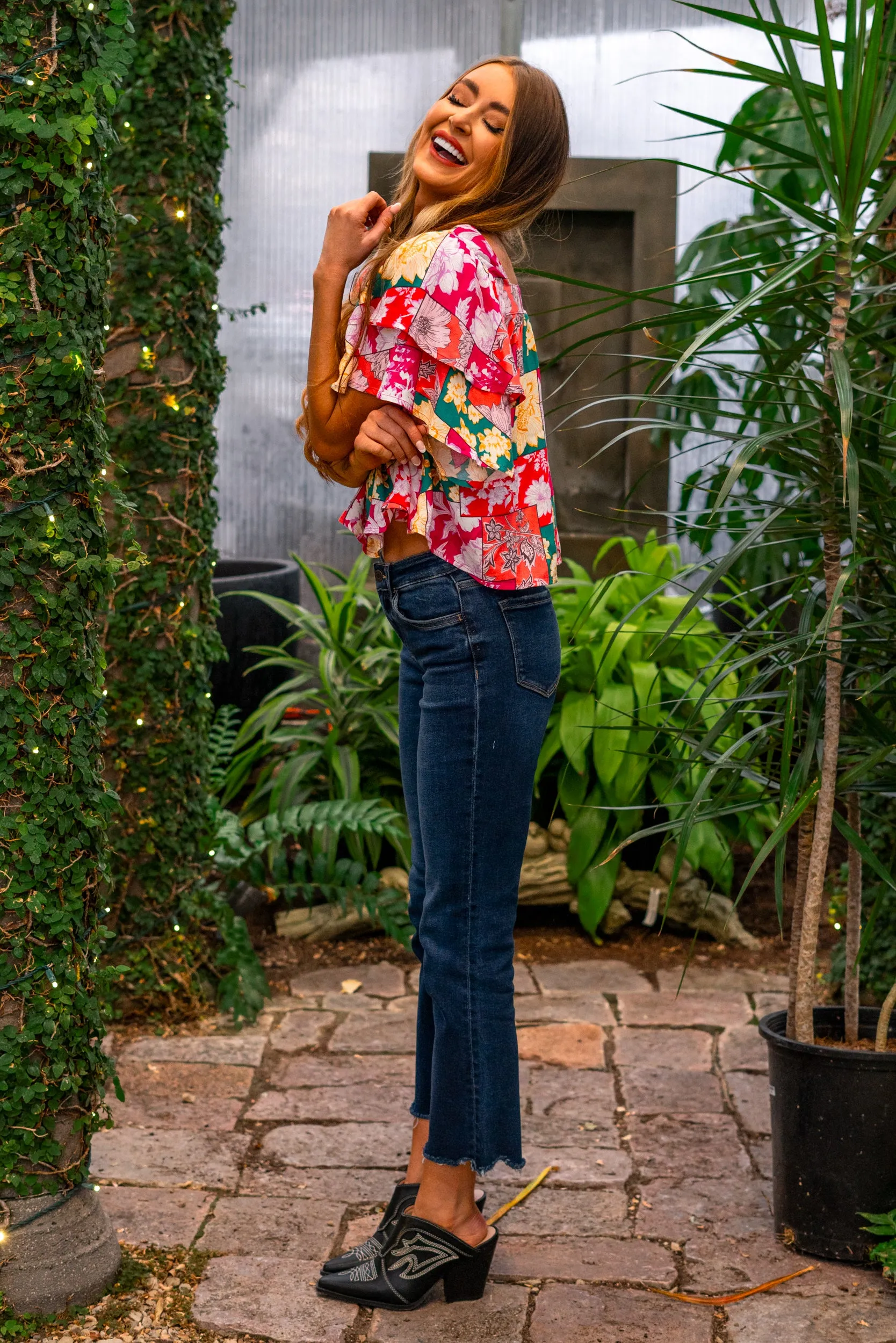 Issue Free Mid Rise Slim Straight Regular & Plus Sizes