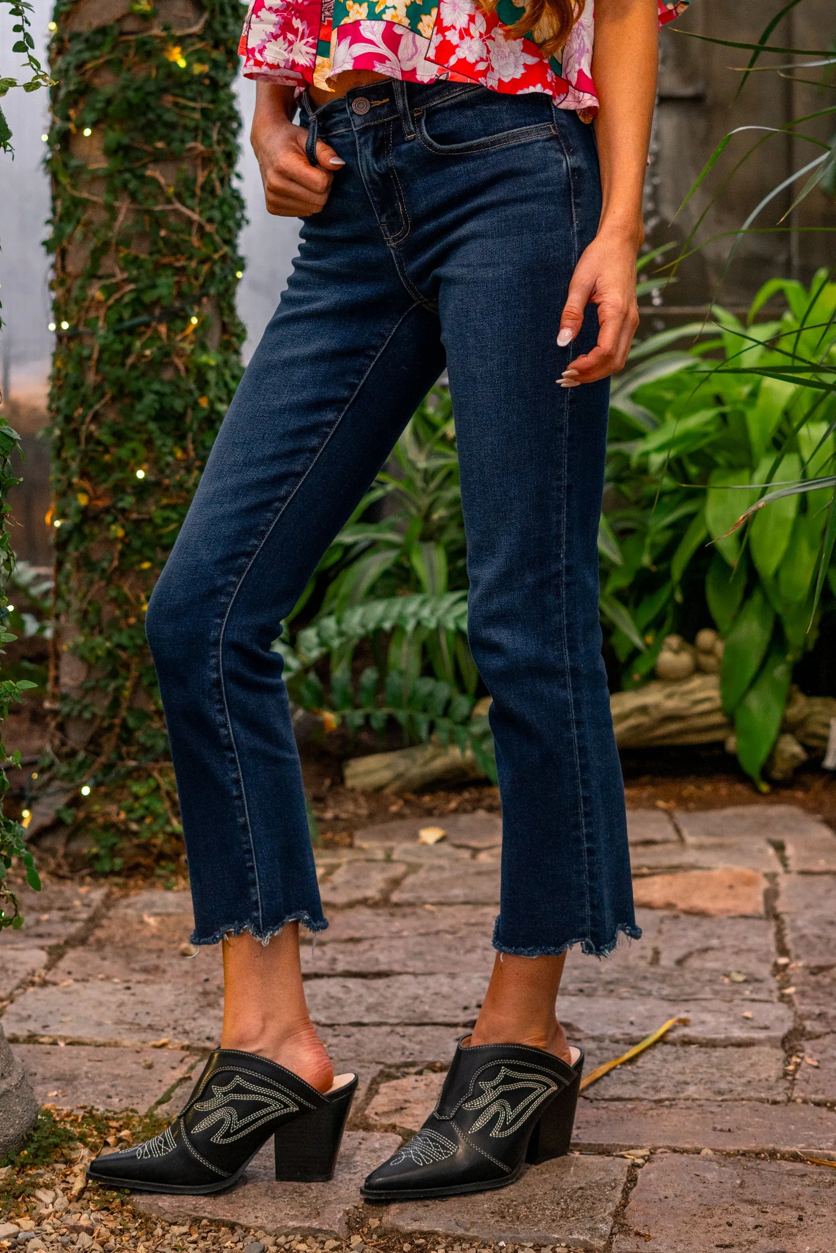 Issue Free Mid Rise Slim Straight Regular & Plus Sizes