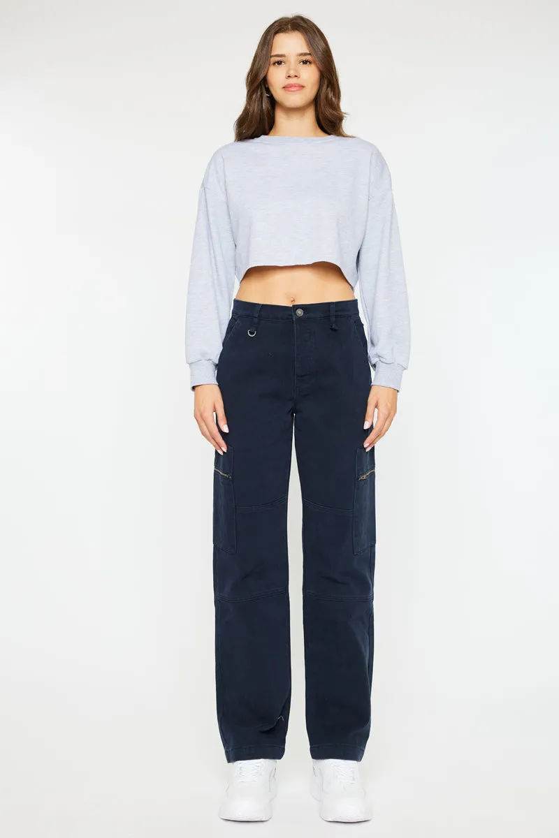 Jainie High Rise Straight Leg Jeans