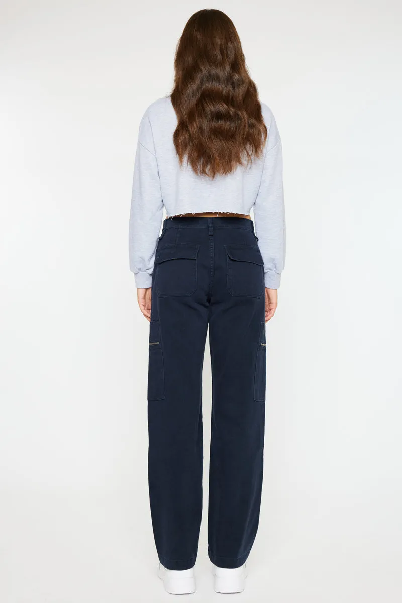 Jainie High Rise Straight Leg Jeans