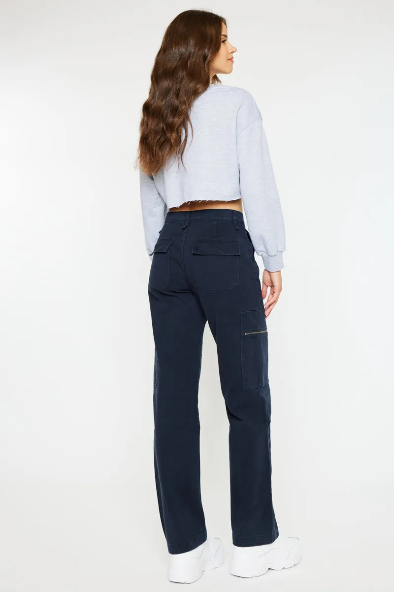 Jainie High Rise Straight Leg Jeans