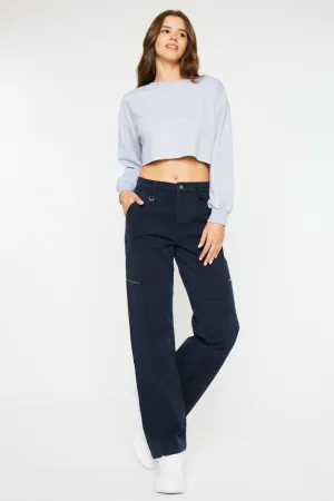Jainie High Rise Straight Leg Jeans