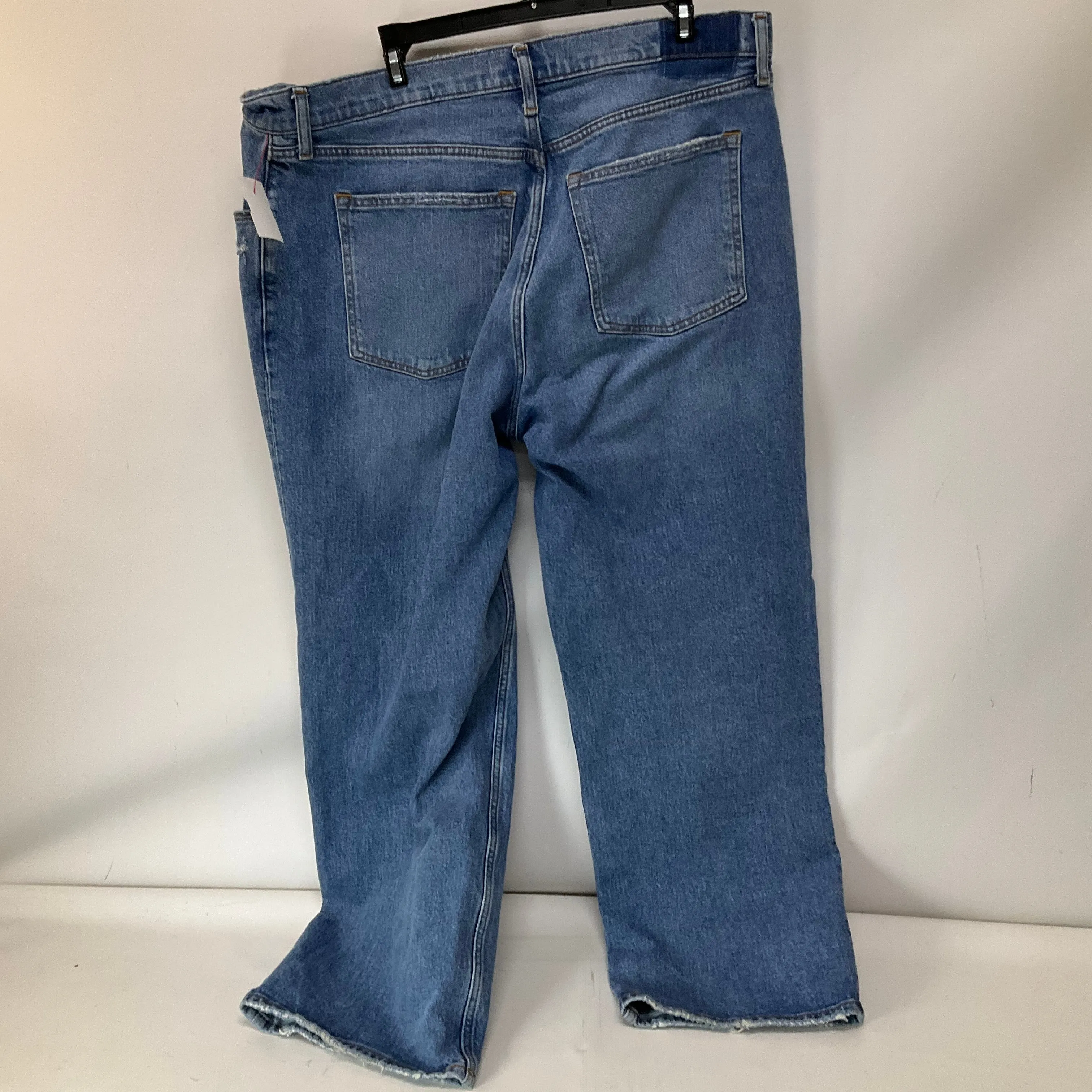 Jeans Boyfriend By Abercrombie And Fitch In Blue Denim, Size: 16
