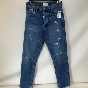 Jeans Boyfriend By Agolde In Blue Denim, Size: 0