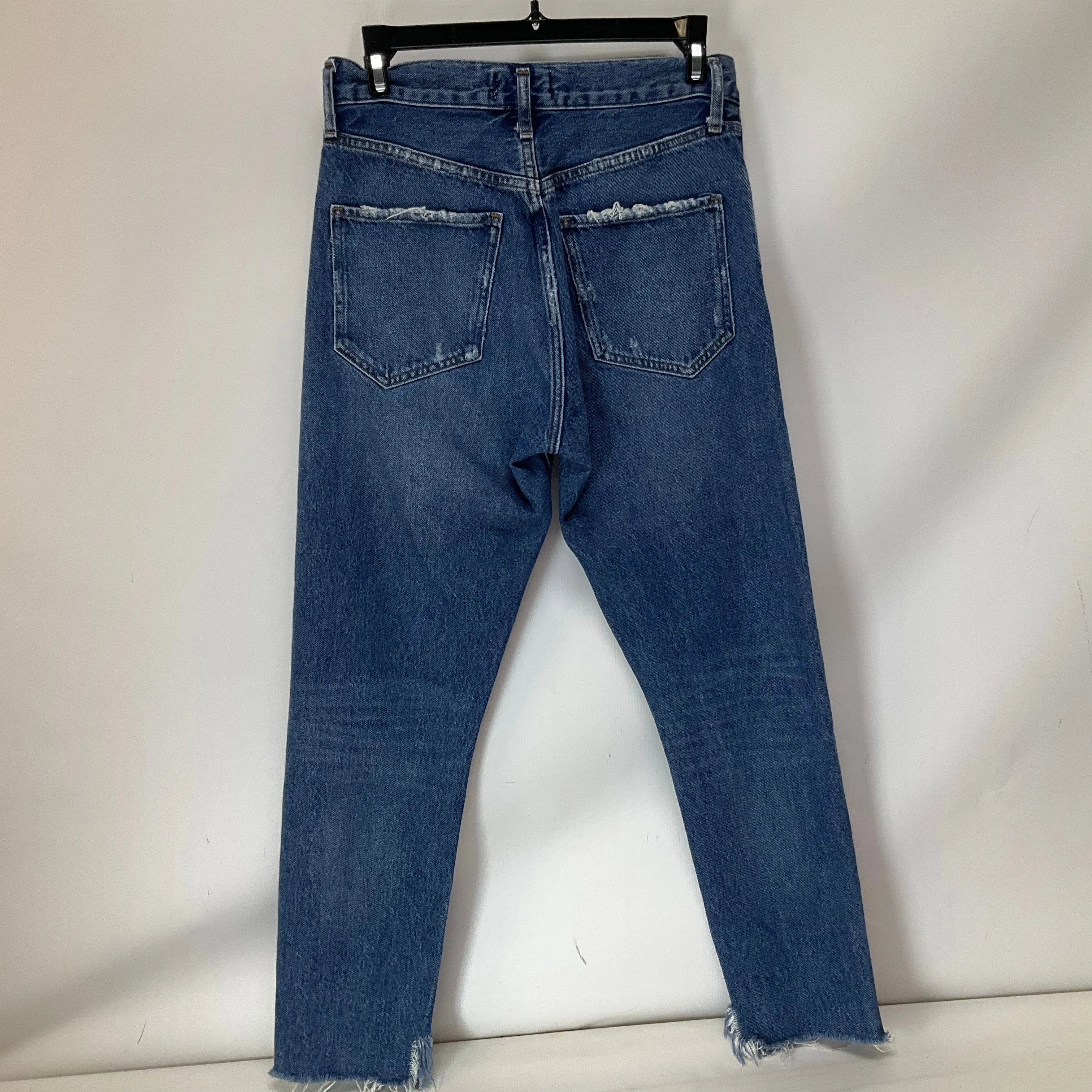 Jeans Boyfriend By Agolde In Blue Denim, Size: 0