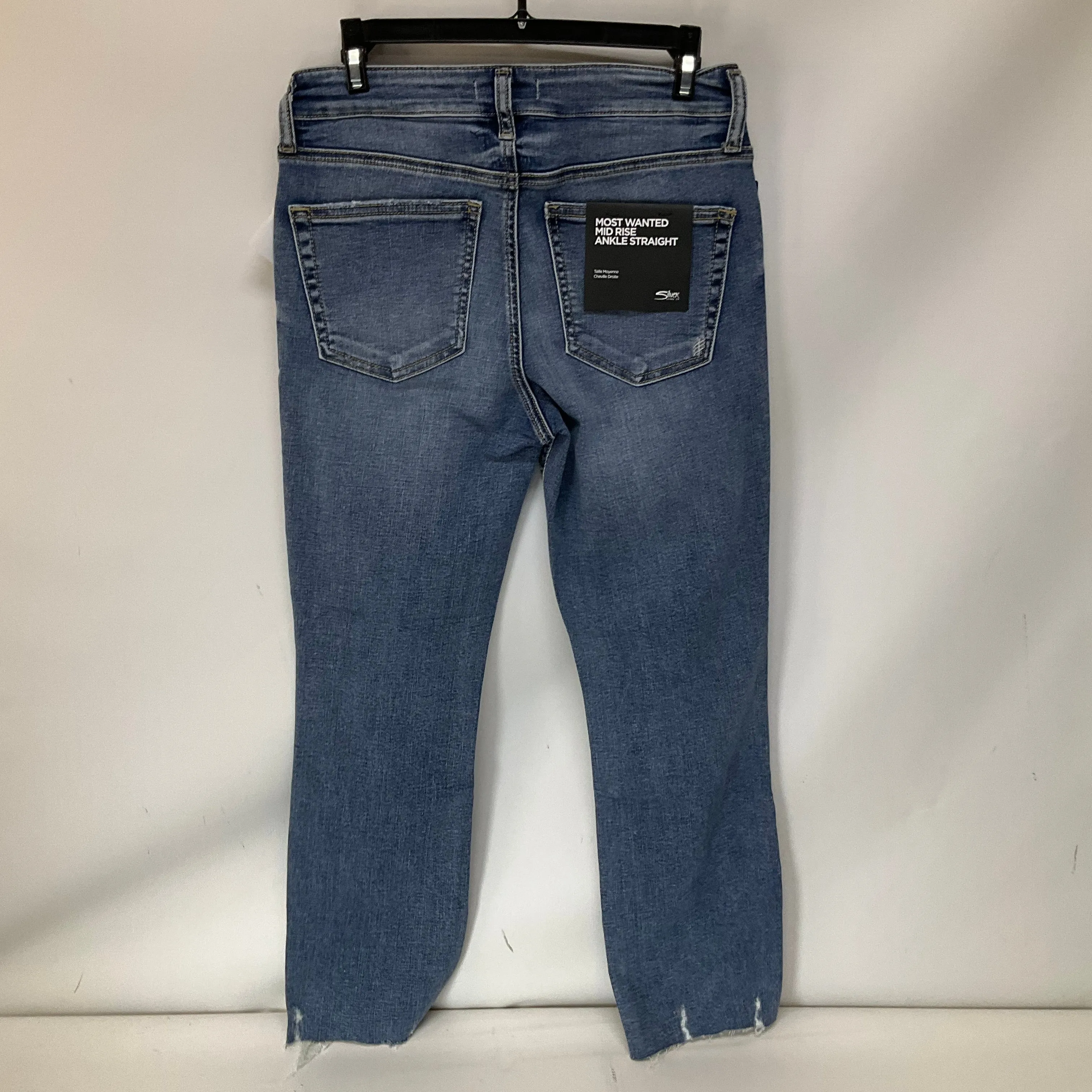 Jeans Boyfriend By Silver In Blue Denim, Size: 2