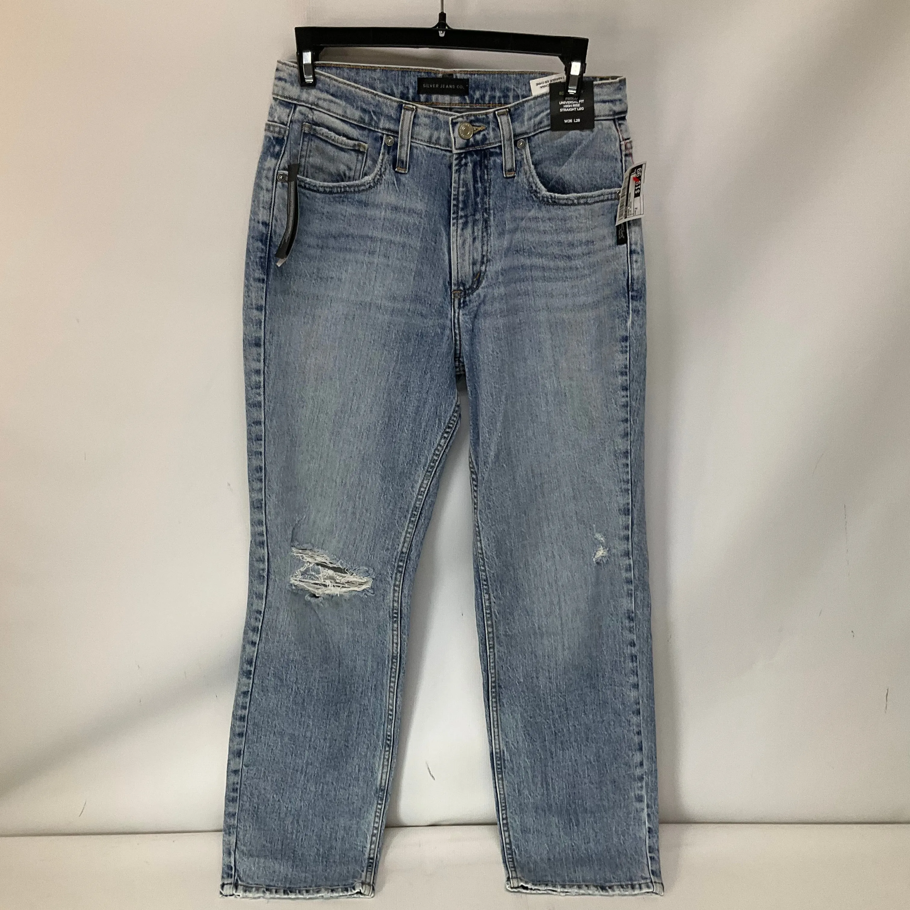 Jeans Boyfriend By Silver In Blue Denim, Size: 2