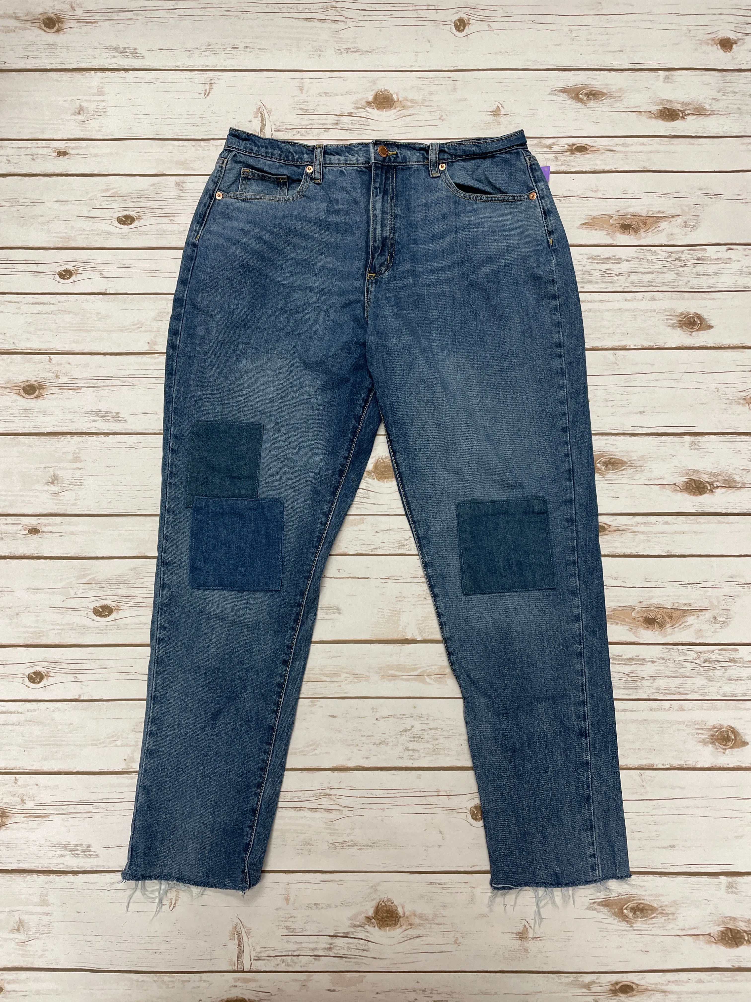 Jeans Boyfriend By Universal Thread In Blue Denim, Size: 12