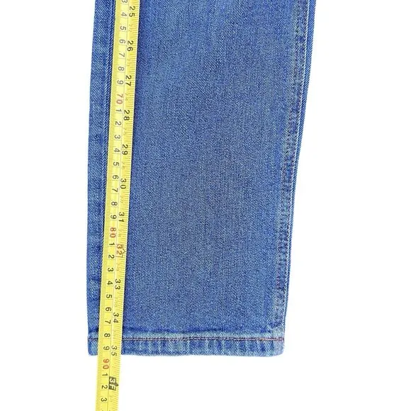 JOE'S The Billie Crop Boyfriend Tapered Women's Distressed Blue Jeans Size 25