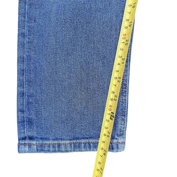JOE'S The Billie Crop Boyfriend Tapered Women's Distressed Blue Jeans Size 25