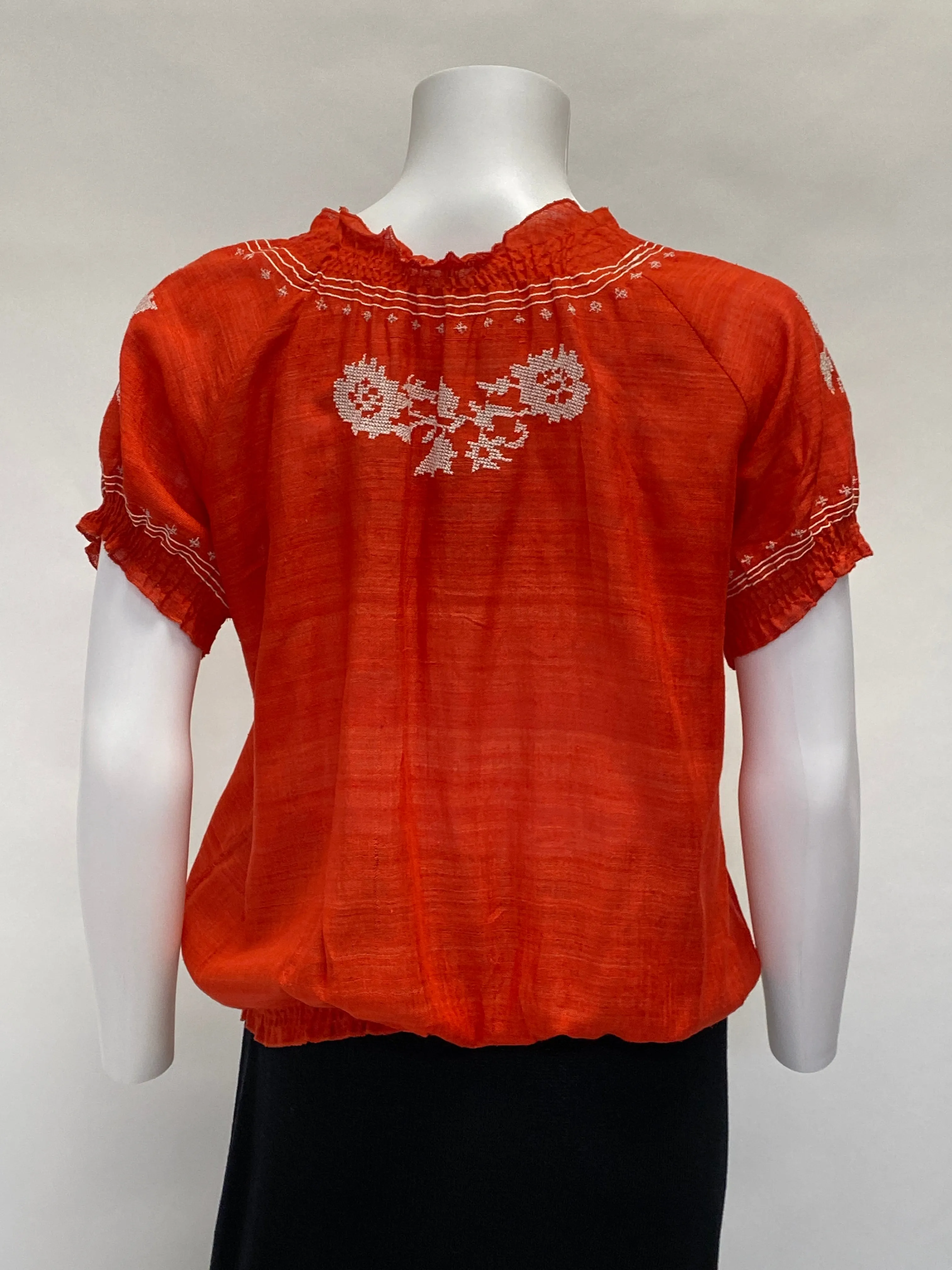 Joie Cotton Embroidered Top