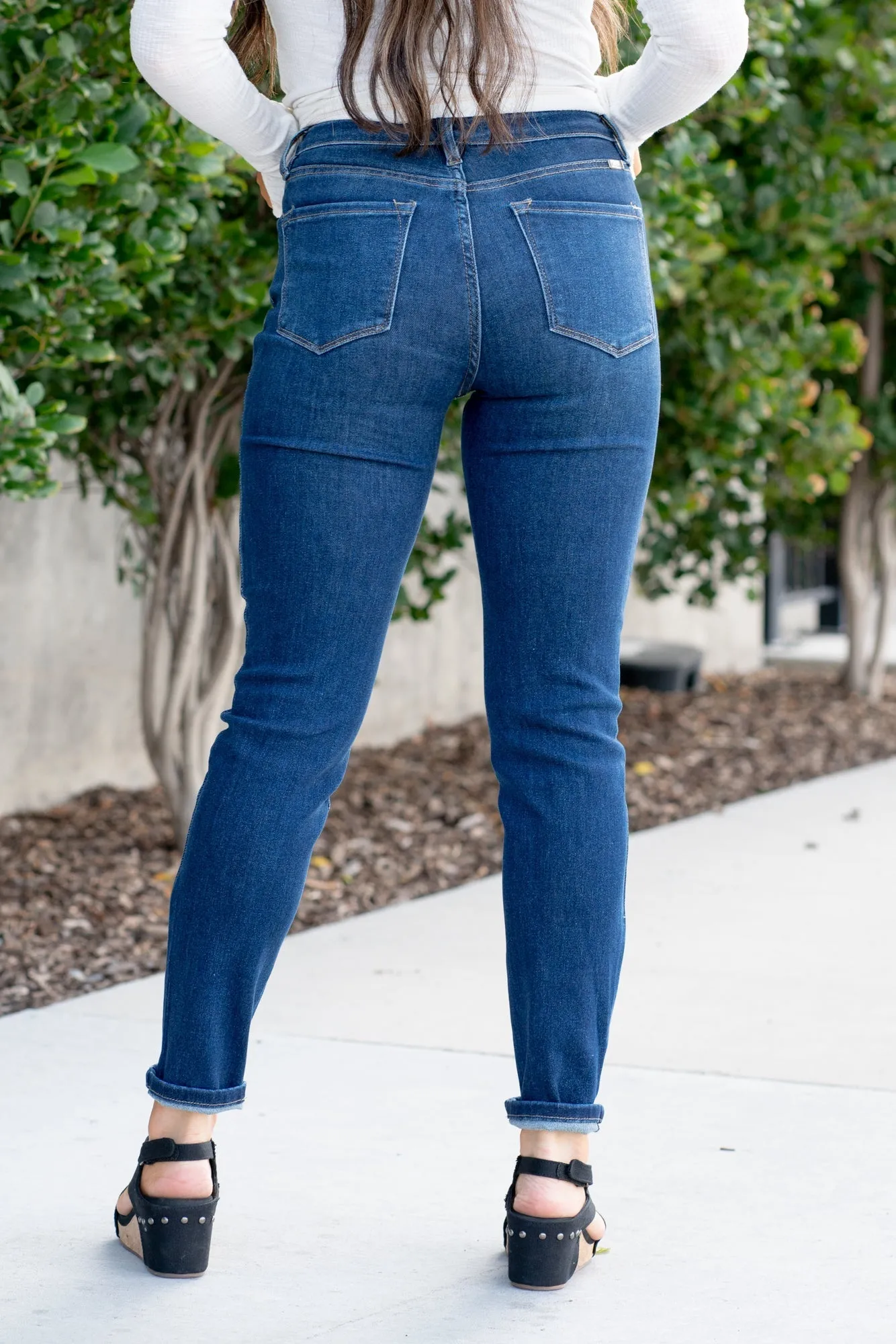 Jovi High Rise Cigarette Straight Leg