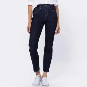 Judy Blue Dark Wash High Rise Straight Leg Mom Jeans Size 5 / 27 JB88273