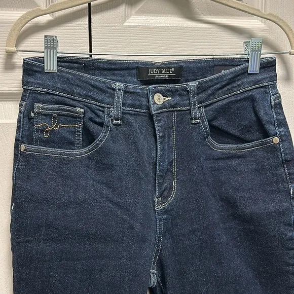 Judy Blue Dark Wash High Rise Straight Leg Mom Jeans Size 5 / 27 JB88273