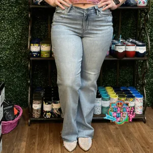 Judy Blue Straight Leg Light Denim