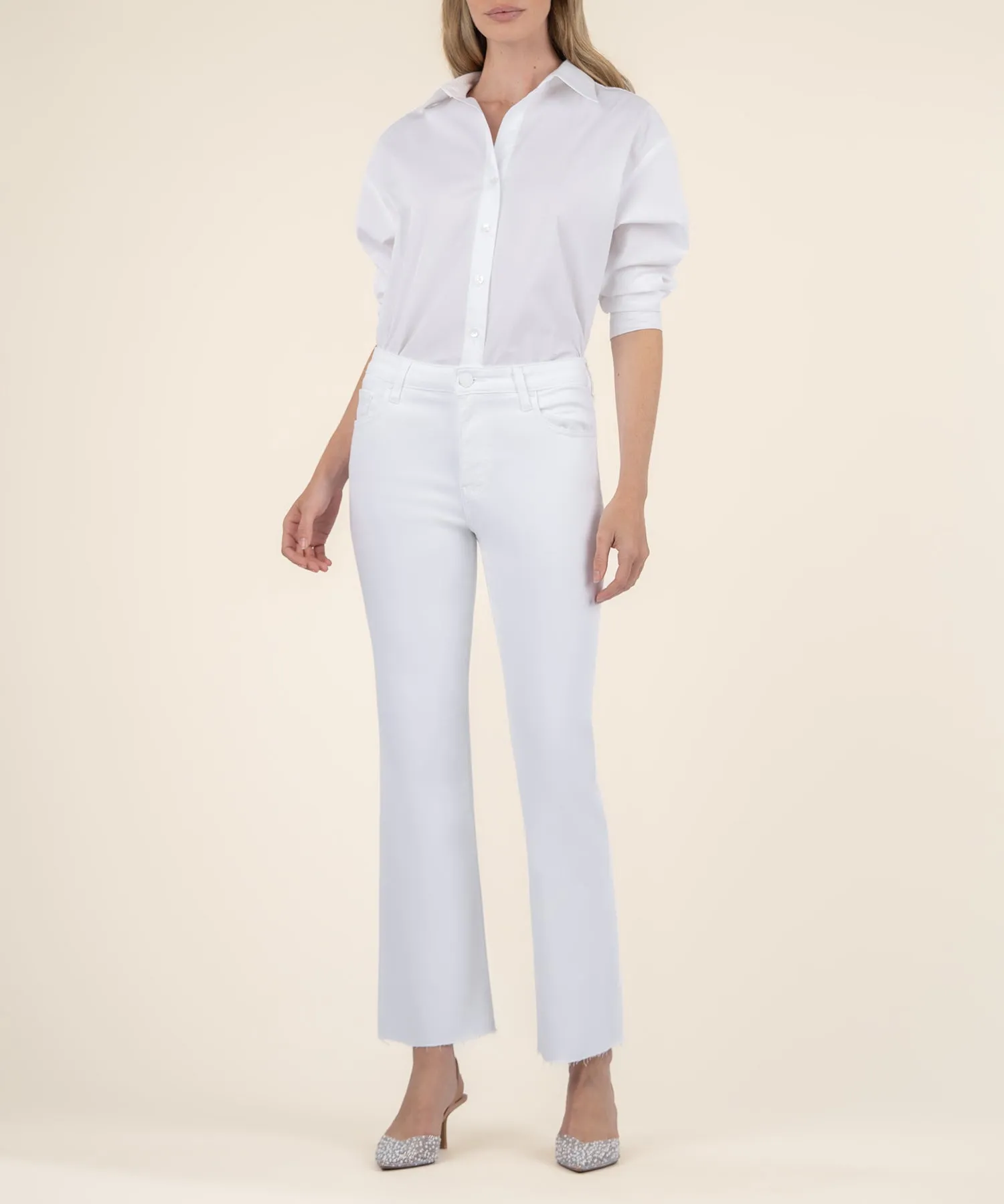Kelsey High Rise Ankle Flare, Long
