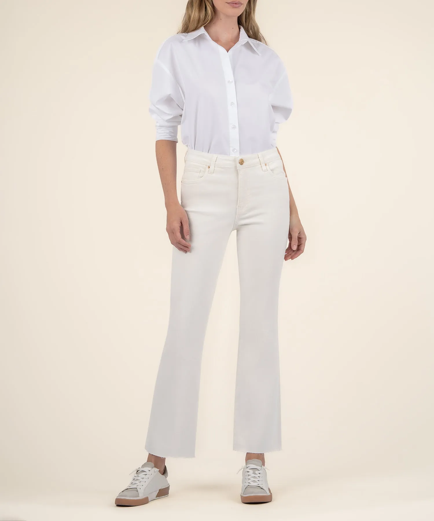 Kelsey High Rise Ankle Flare, Long