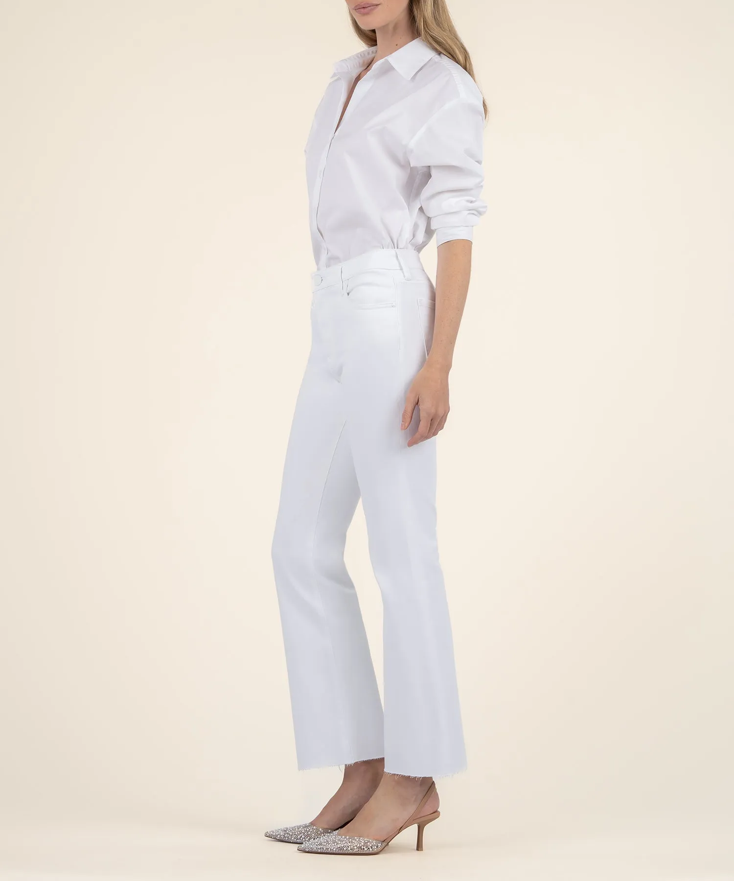 Kelsey High Rise Ankle Flare, Long