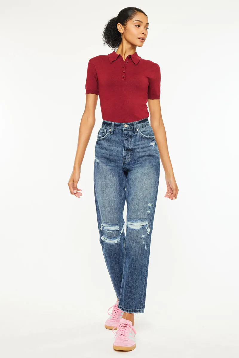 Kiara Ultra High Rise 90's Boyfriend Jeans