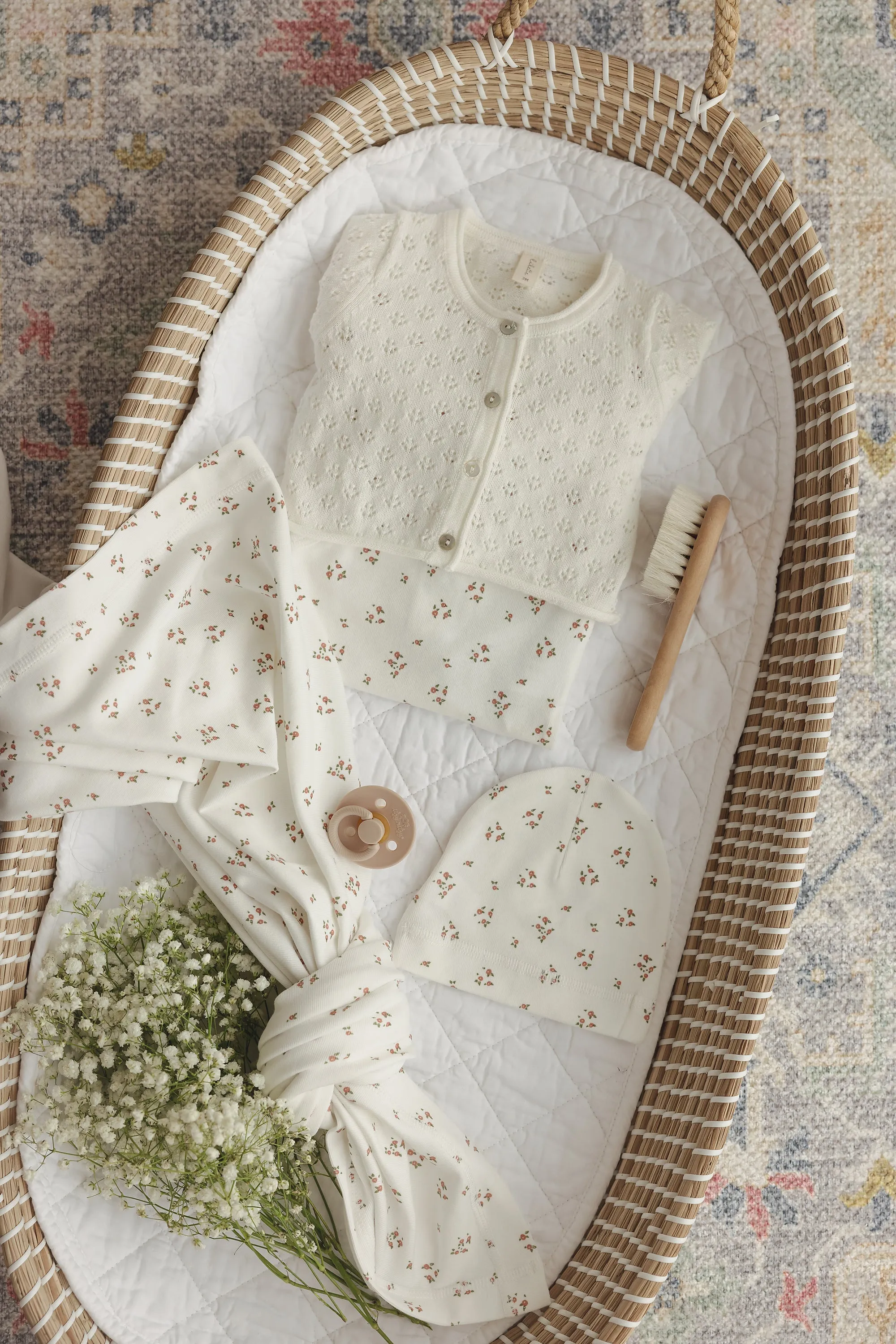 Knit Pointelle Cardigan