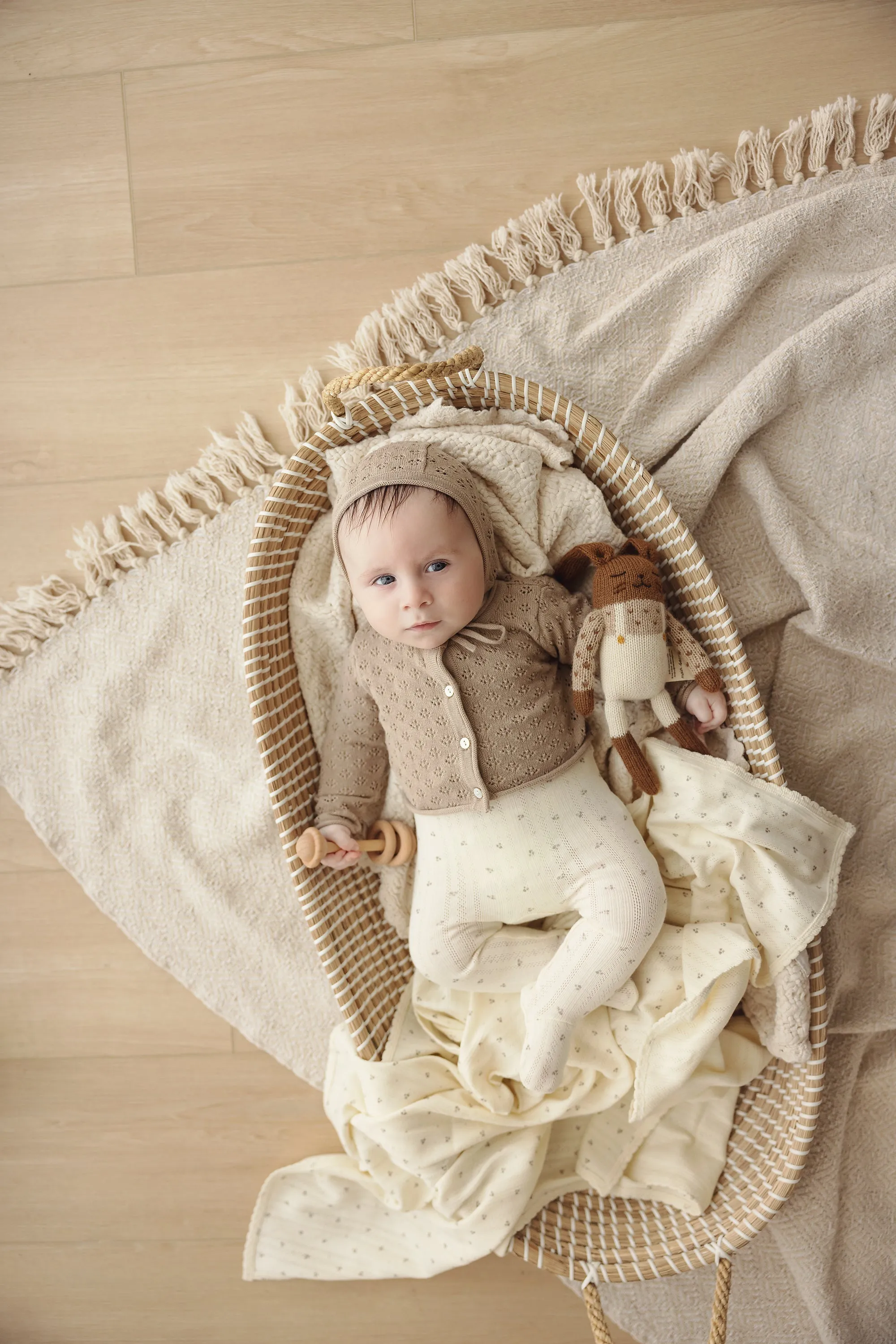 Knit Pointelle Cardigan