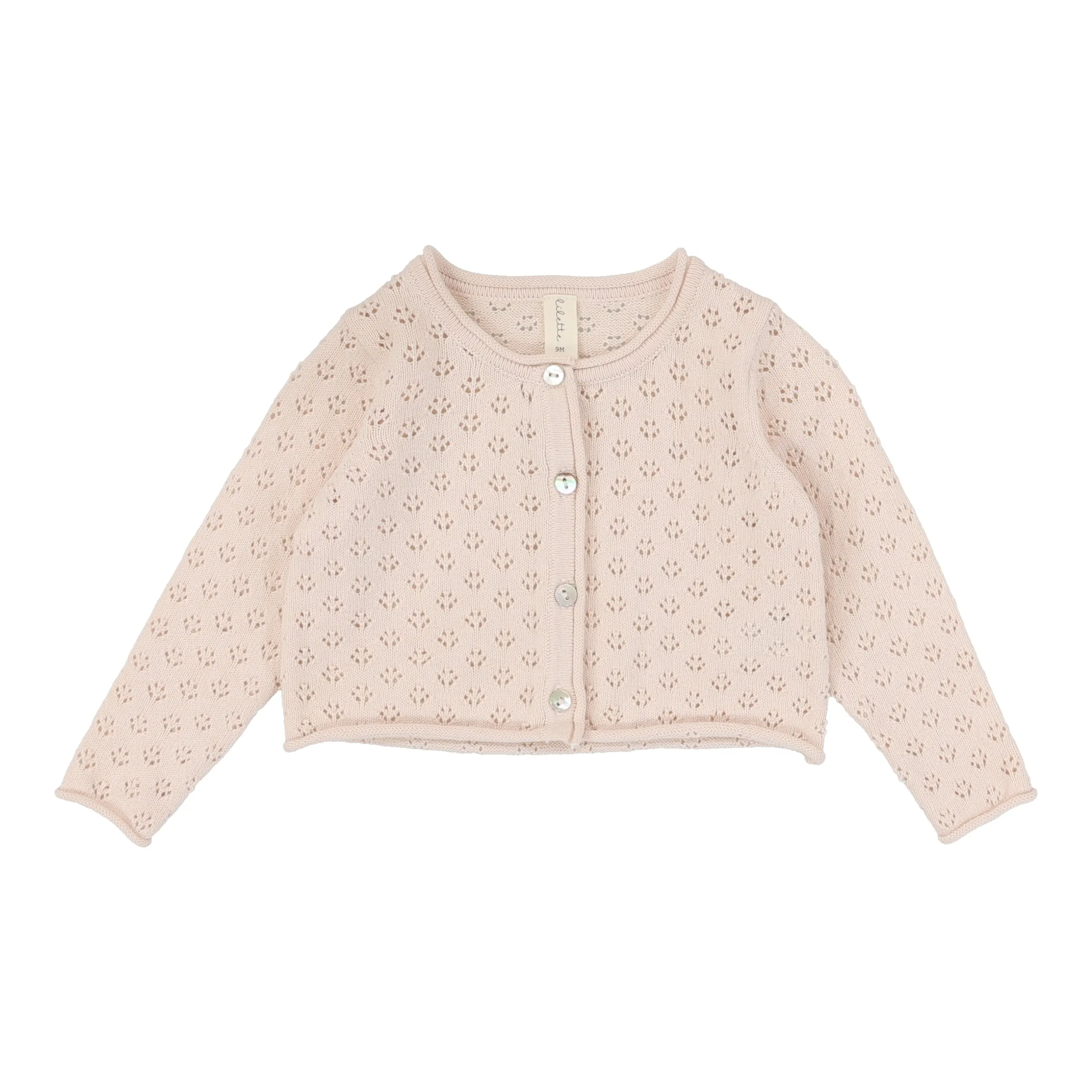 Knit Pointelle Cardigan