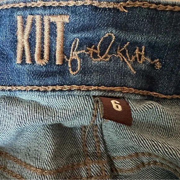 Kut from the Kloth Boyfriend Jeans Cuffed Size 6 NWT‎
