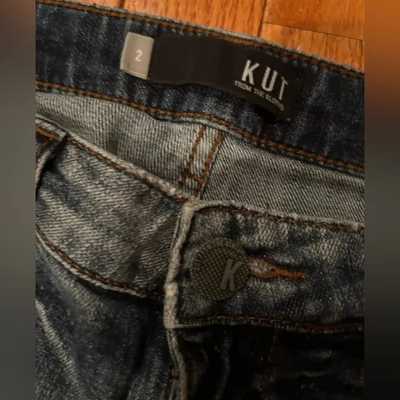 KUT from the Kloth Catherine Boyfriend Jeans Pants Sz 2