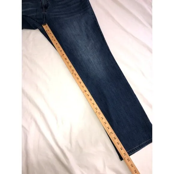 Kut From The Kloth Womens Jeans Size 16 Carrie Boyfriend Blue 5 Pocket Stretch