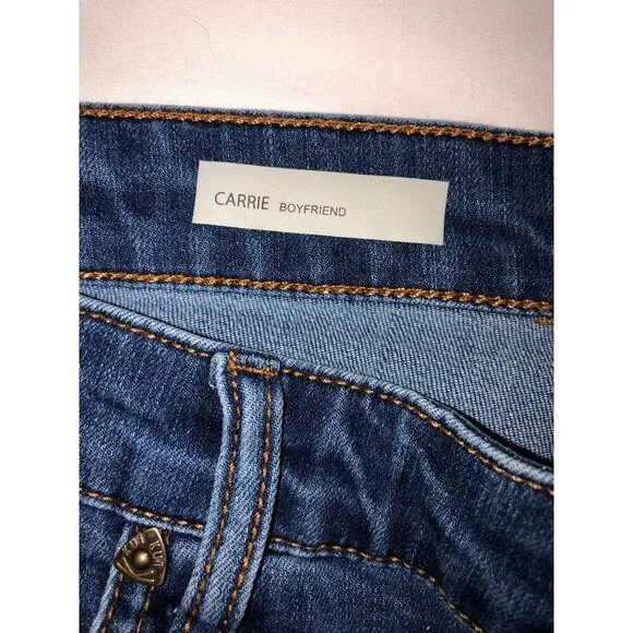 Kut From The Kloth Womens Jeans Size 16 Carrie Boyfriend Blue 5 Pocket Stretch