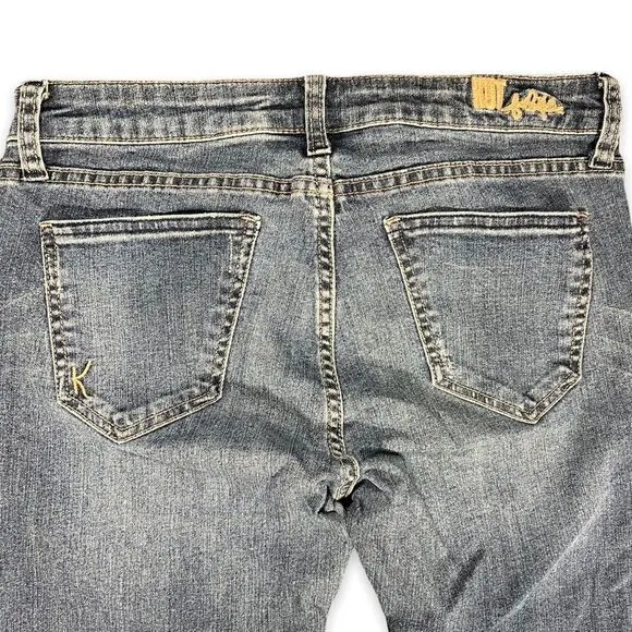 Kut From The Kloth Katy Boyfriend Skinny Distressed Blue Jeans 4