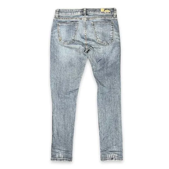 Kut From The Kloth Katy Boyfriend Skinny Distressed Blue Jeans 4
