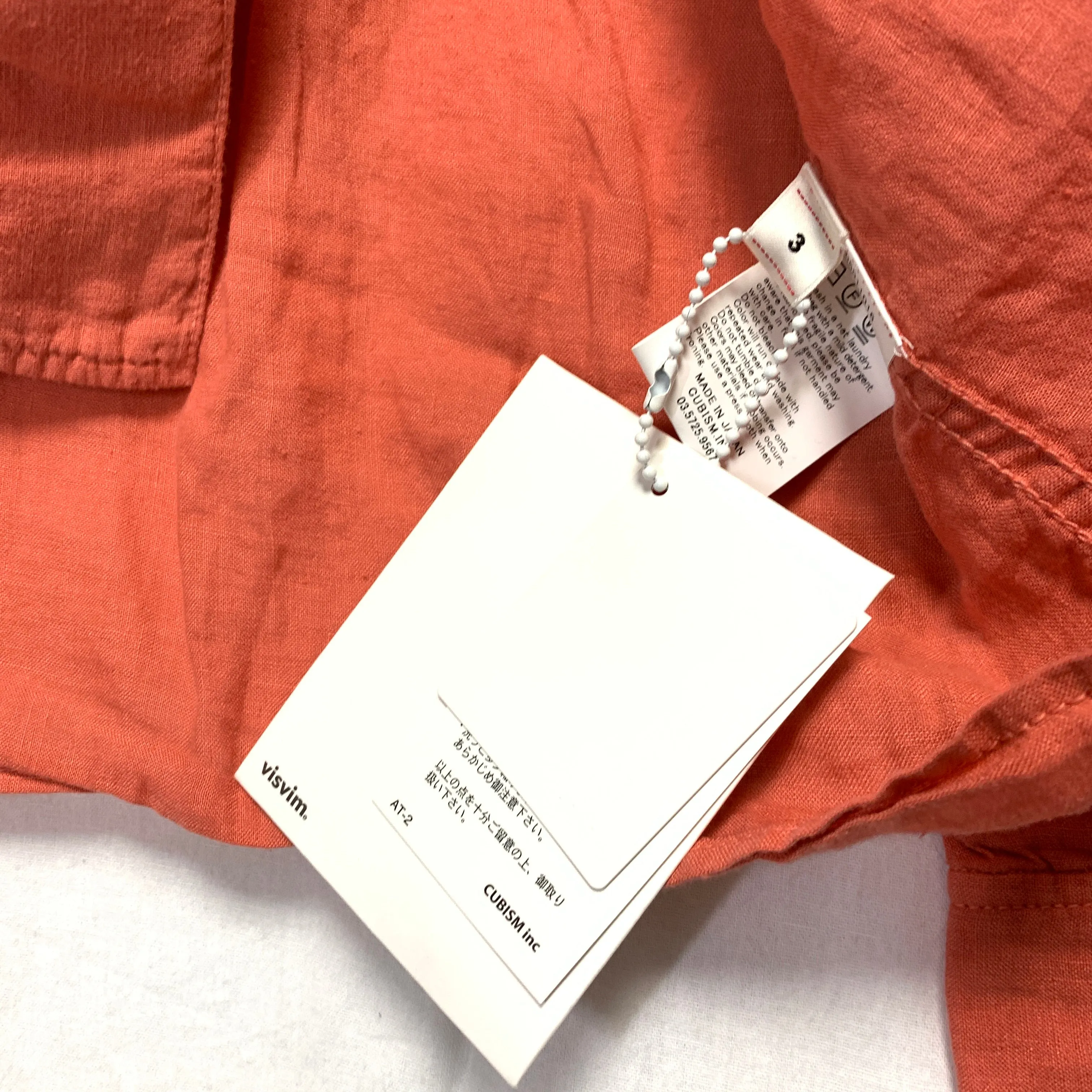 [L] VISVIM 18SS Lhamo Shirt Linen Pink