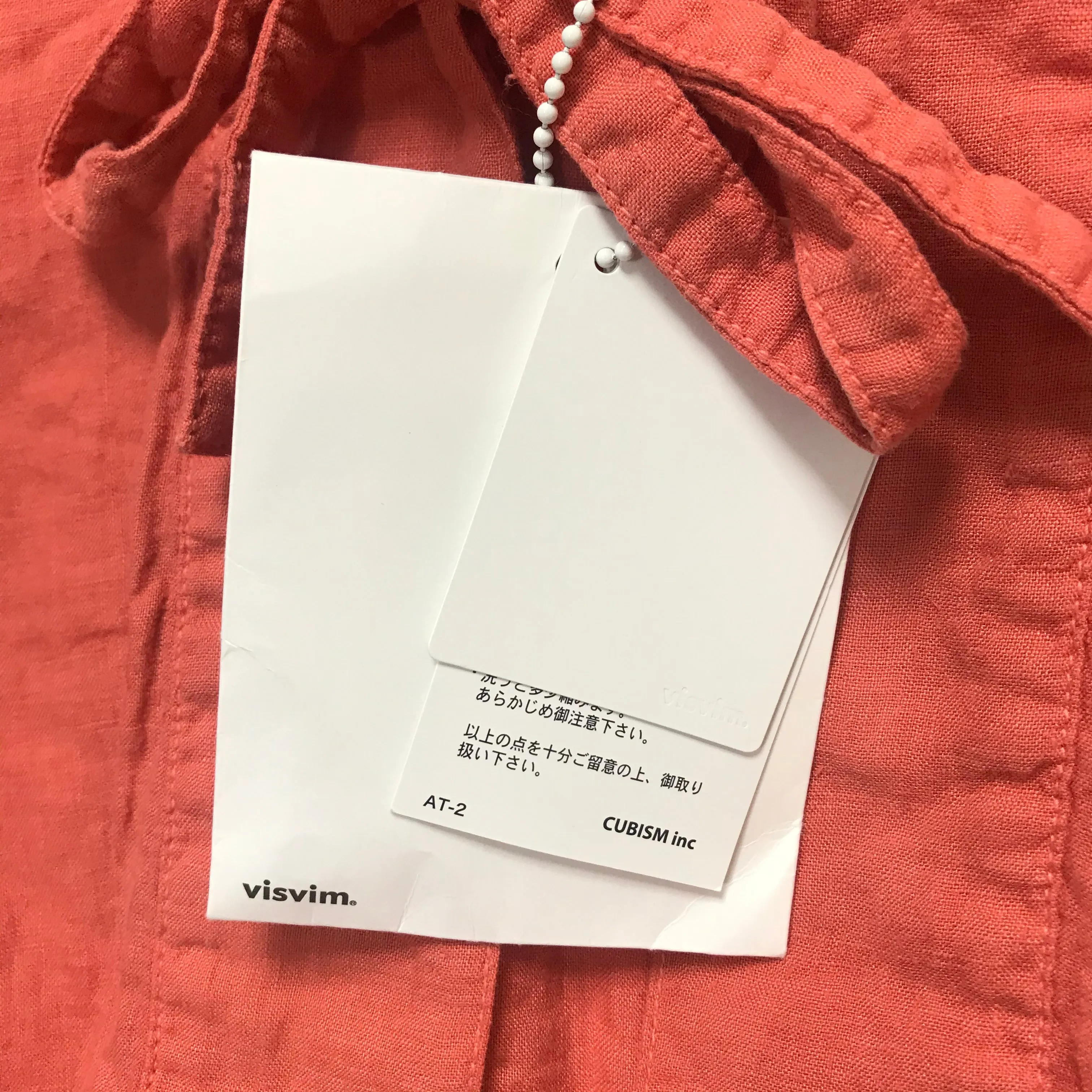[L] VISVIM 18SS Lhamo Shirt Linen Pink