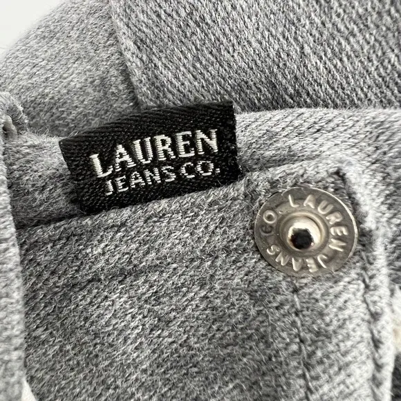 Lauren Jeans Co Ralph Lauren Straight Leg Gray Jeans Size 2 Petite Women's
