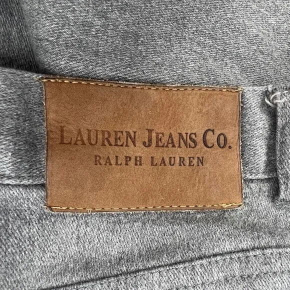 Lauren Jeans Co Ralph Lauren Straight Leg Gray Jeans Size 2 Petite Women's