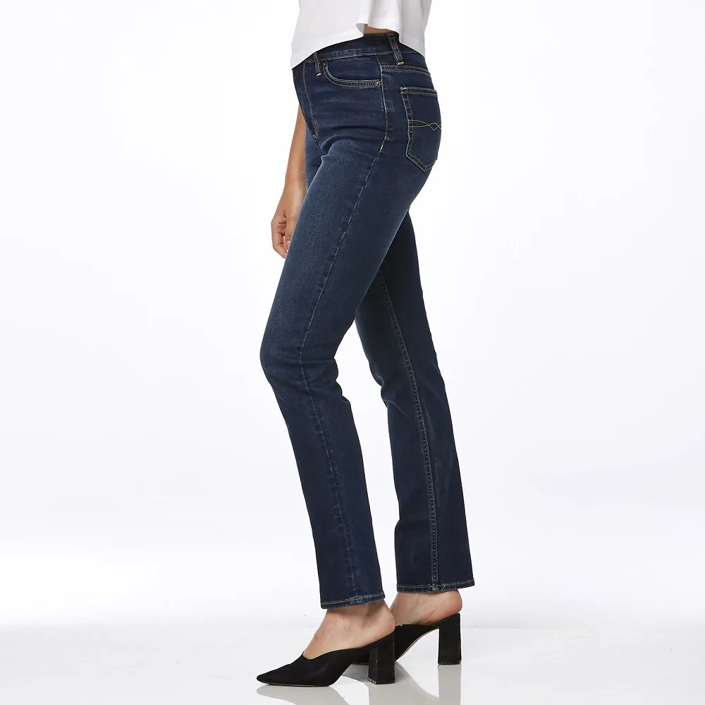 Lee Riders Classic Mid Straight  Deep Indigo Ladies Jeans