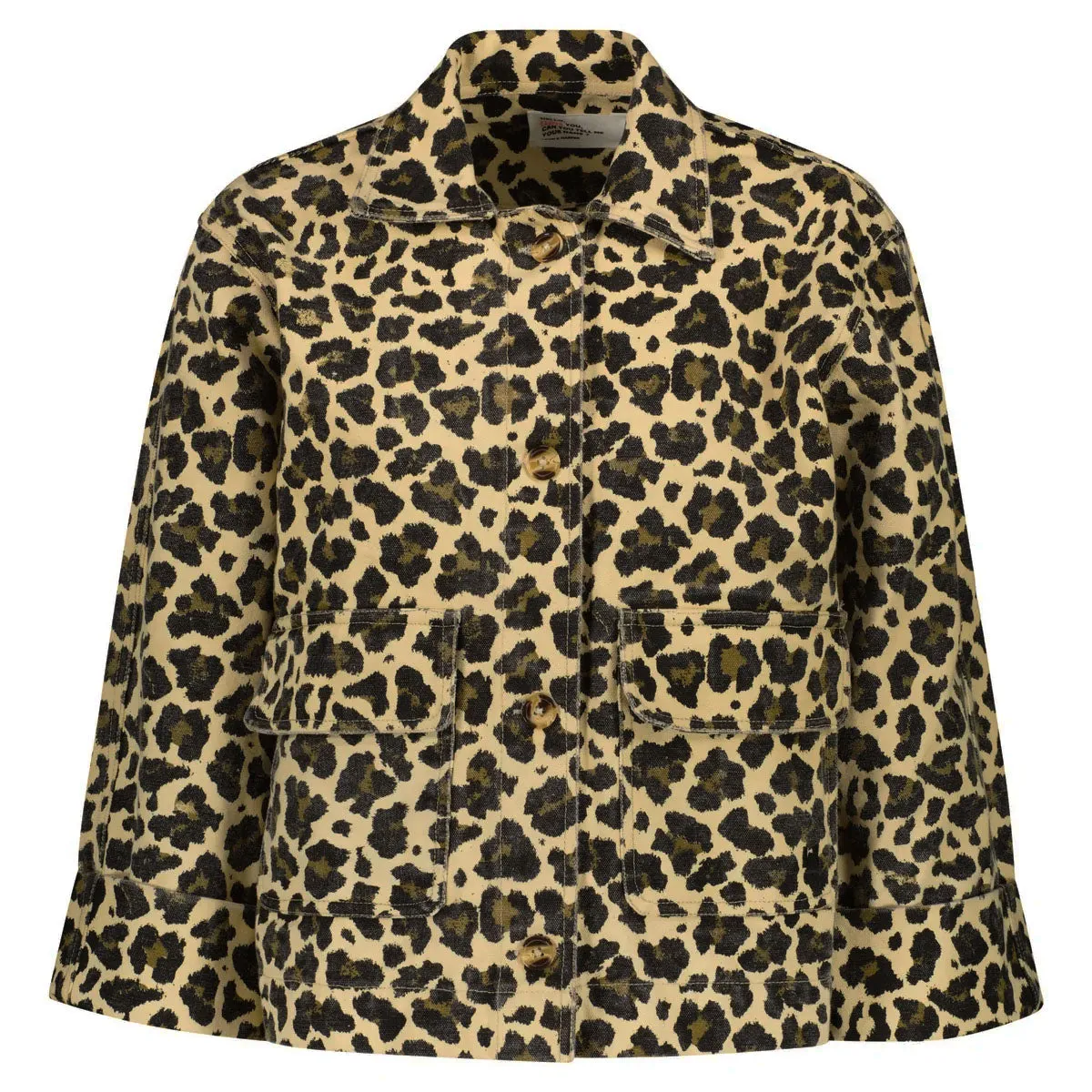 Leon & Harper Vincy Leo   Leopard Short Jacket