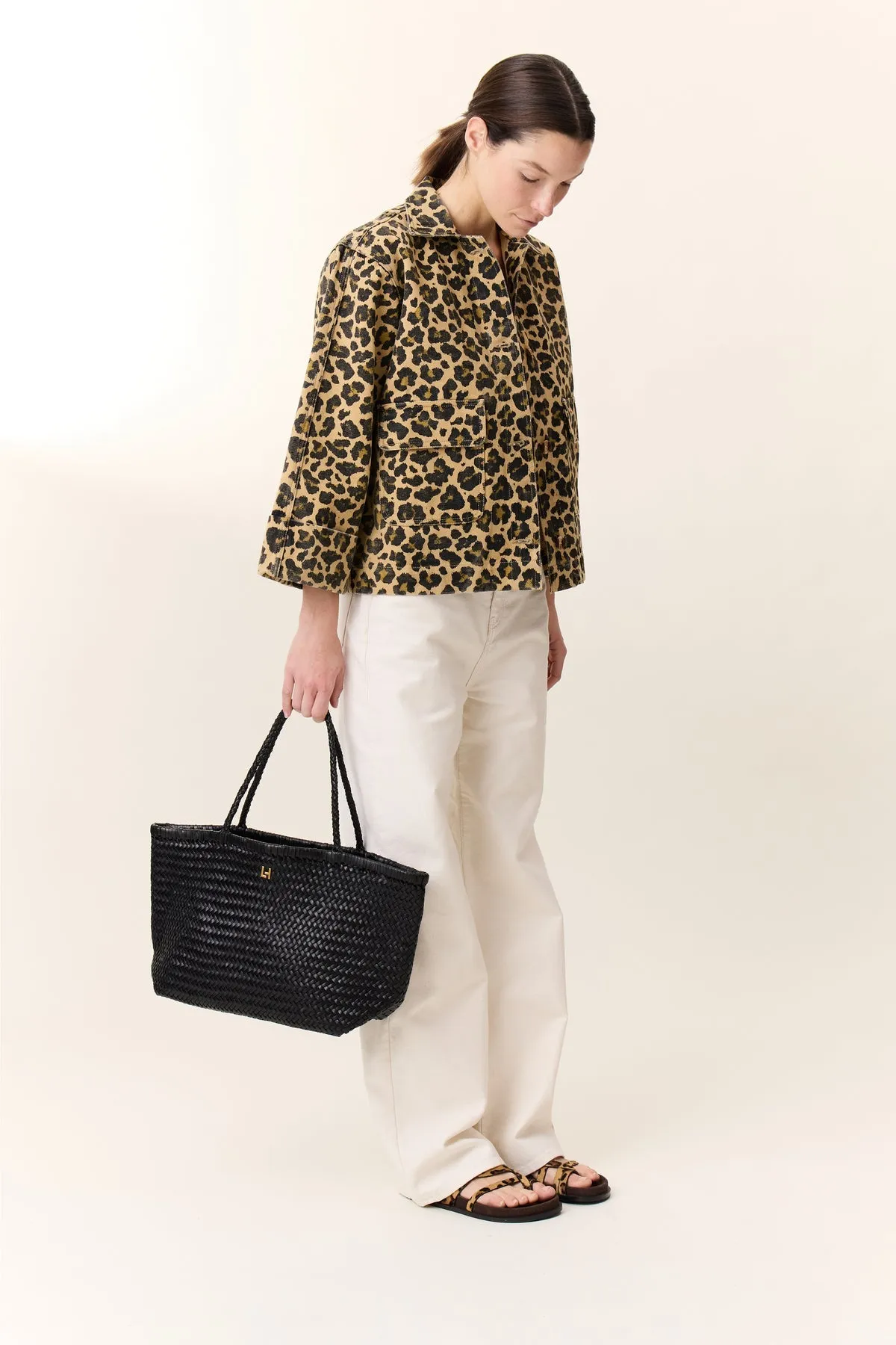 Leon & Harper Vincy Leo   Leopard Short Jacket