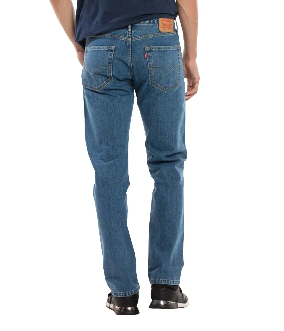 LEVI'S 505 REGULAR FIT JEAN - MEDIUM STONEWASH