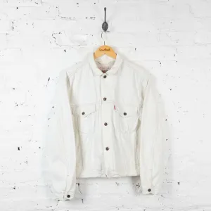 Levis 90s Denim Jacket - White - M