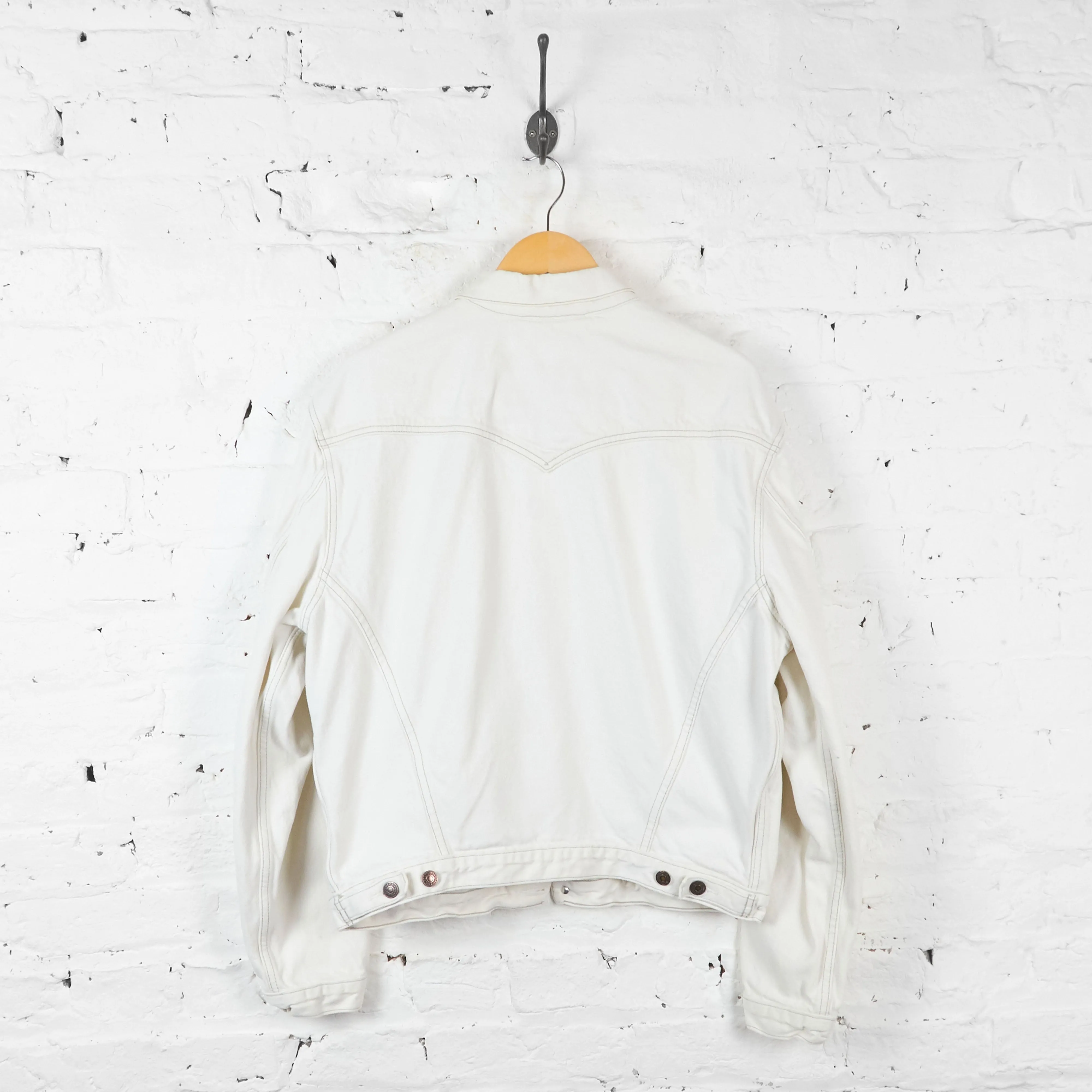Levis 90s Denim Jacket - White - M
